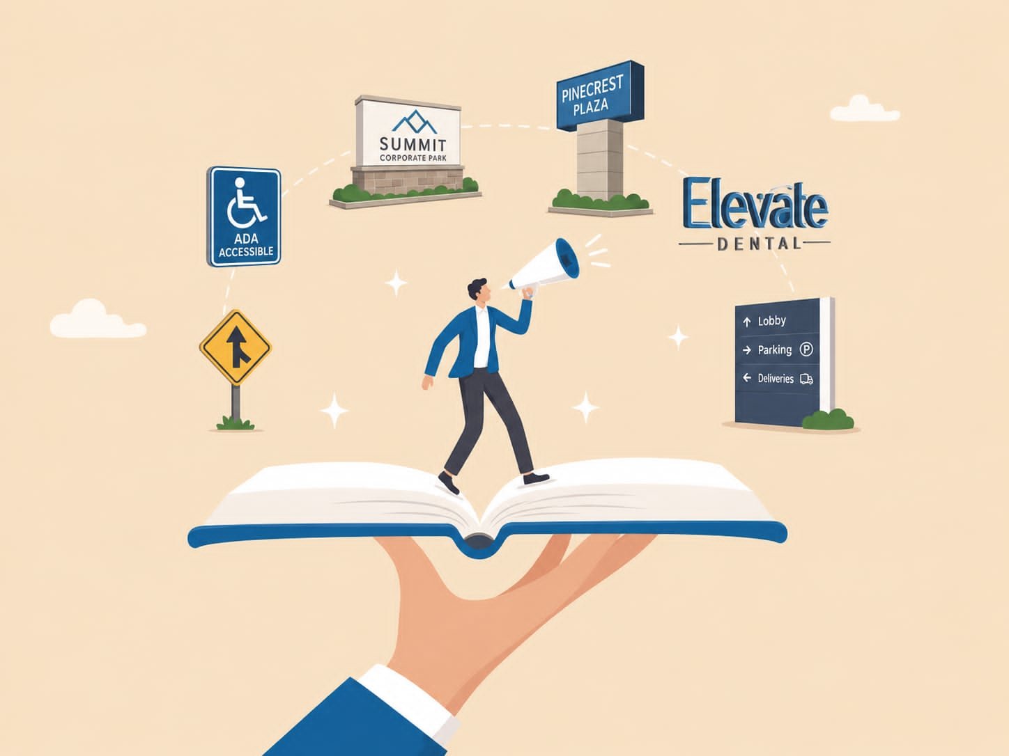 Sign storytelling illustration
